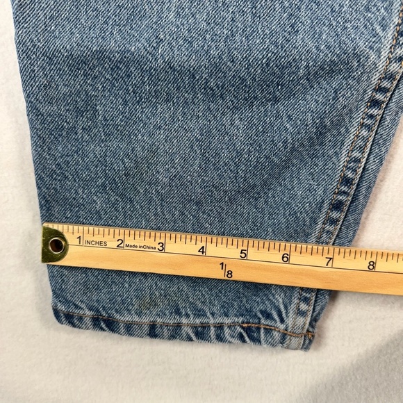 Zena Jeans Womens 14P Blue Mom Straight High Rise Medium Wash Vintage - Picture 10 of 13